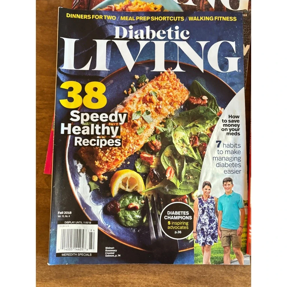 Lot of 6 Diabetic Living Cooking Magazines‎ Taste of Home 2018 2019 Cookbooks
